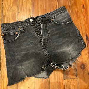 Lucky Brand Black Jean Shorts Size 4 / 27